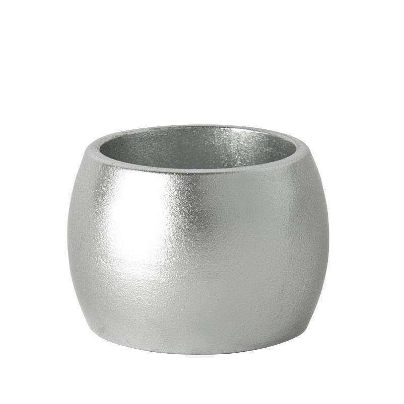 Metallic Melamine Napkin Ring - Silver and Gold