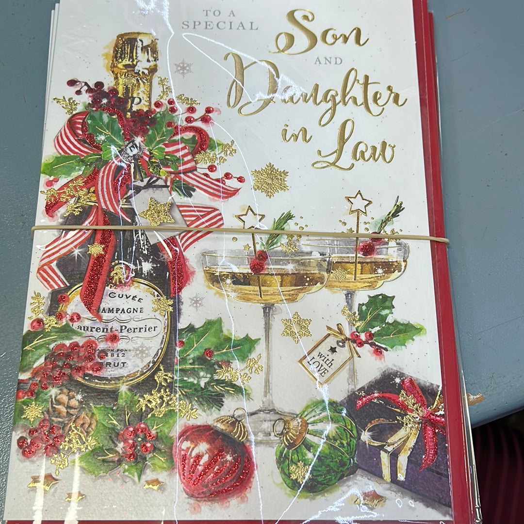 Son & DIL Christmas Card - Javelin