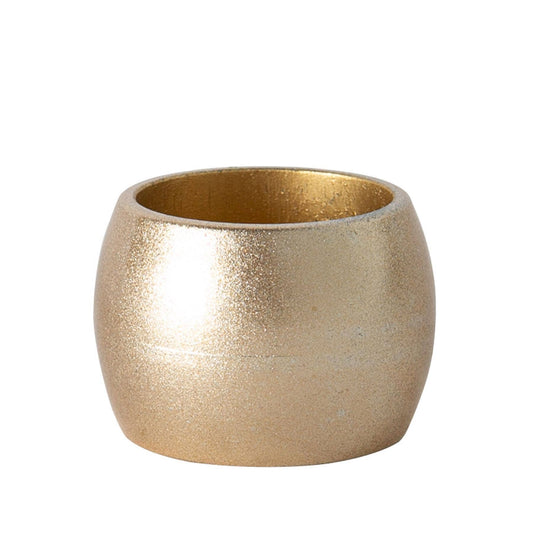 Metallic Melamine Napkin Ring - Silver and Gold