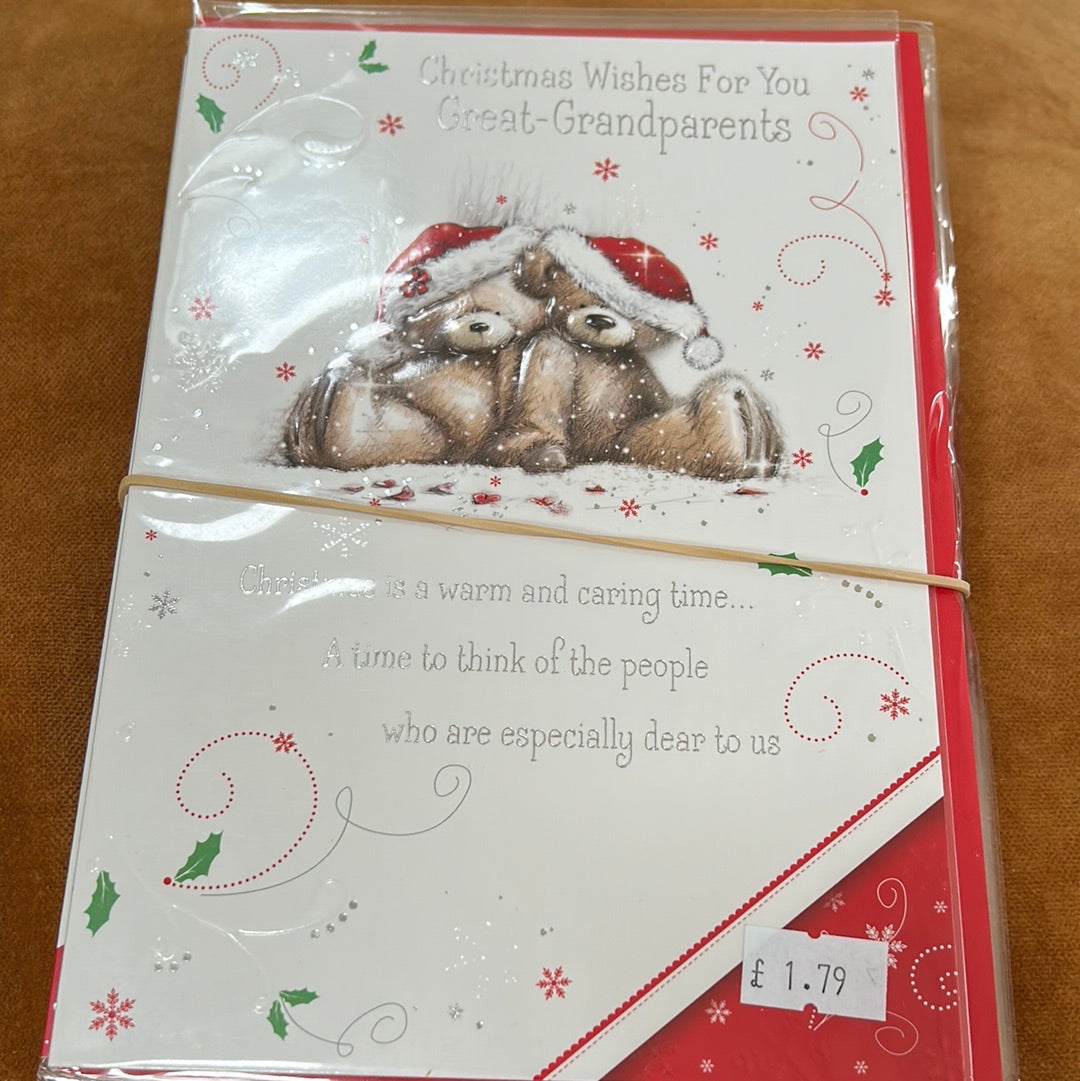 Great-Grandparents Christmas Card - CC