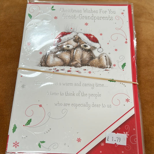 Great-Grandparents Christmas Card - CC