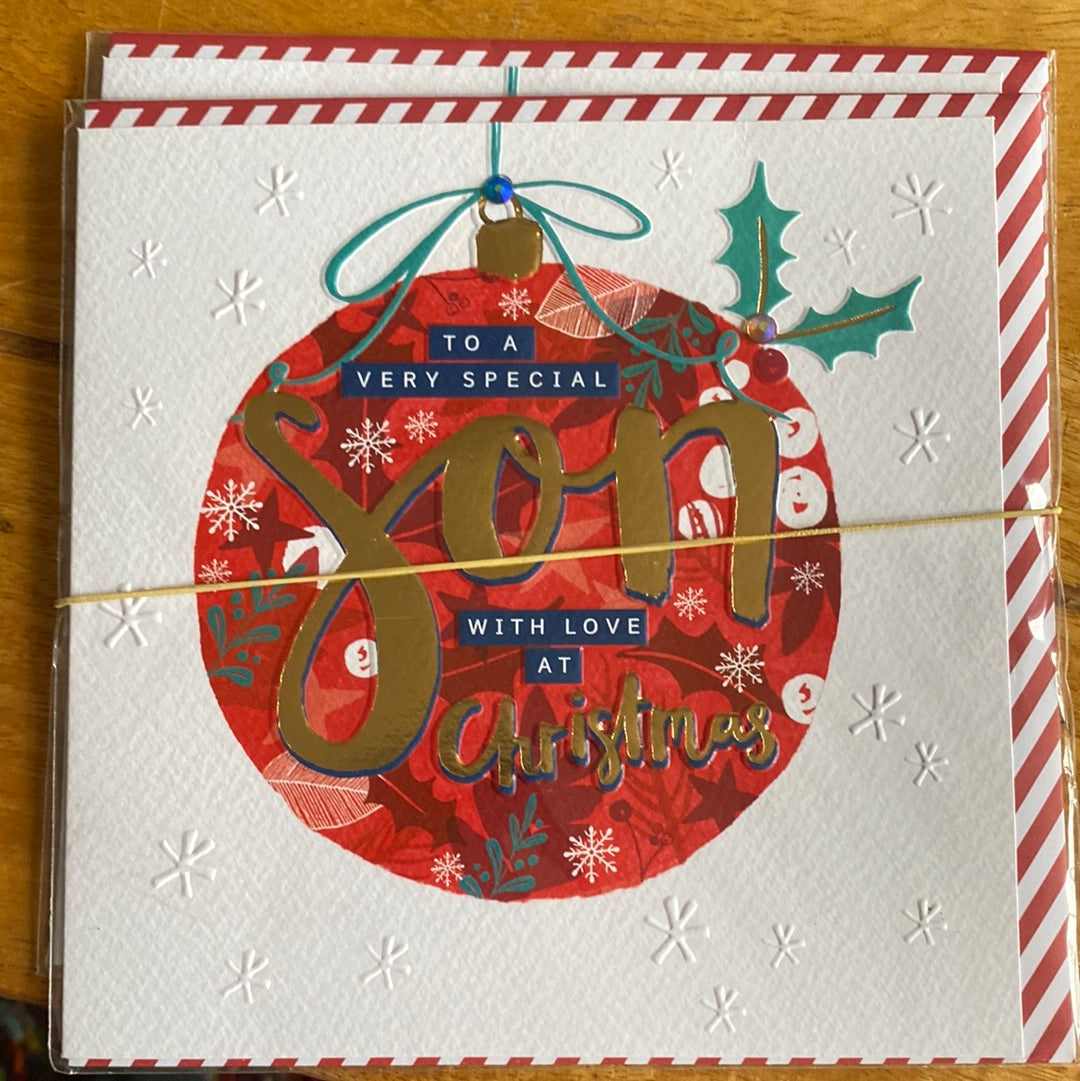Son Christmas Card - Rachel Ellen