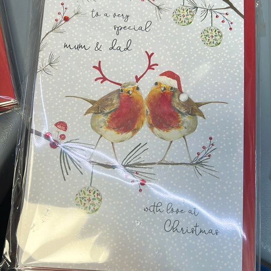 Mum & Dad Christmas Card - Cinnamon Aitch