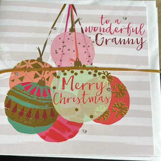 Granny Christmas Card - HG