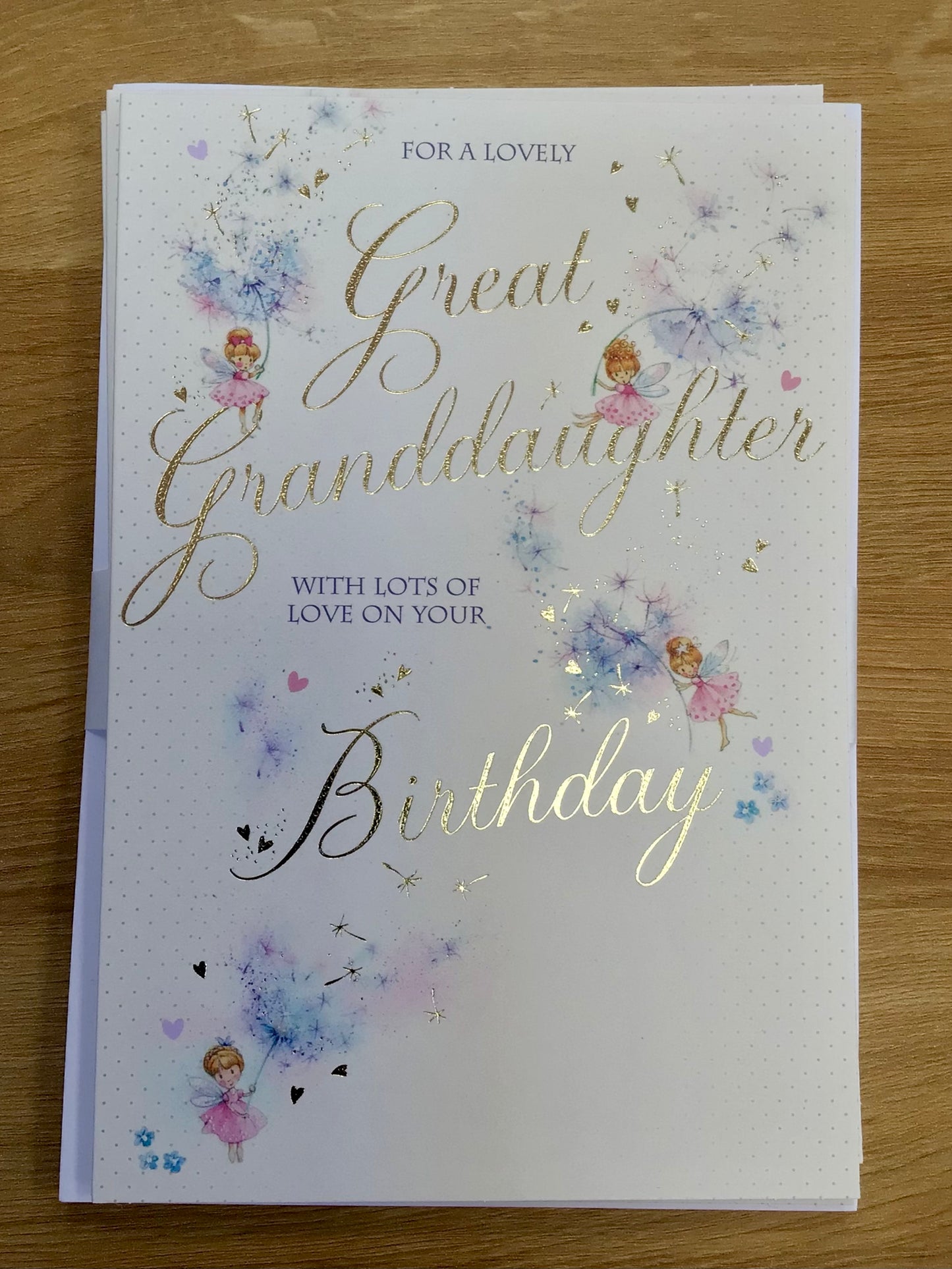 Great Granddaughter Birthday Card - Words 'n' Wishes