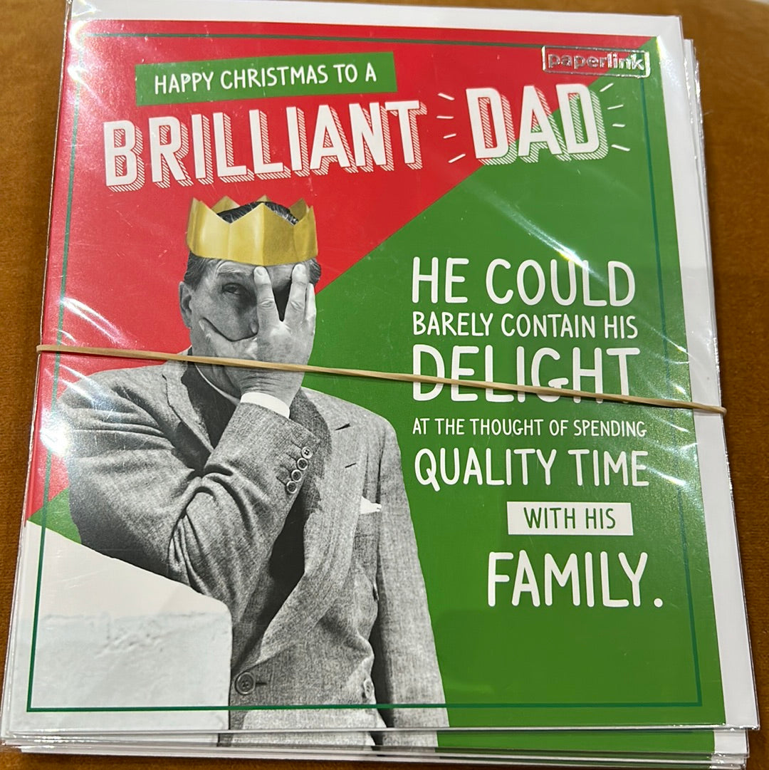 Dad Christmas Card - Paperlink