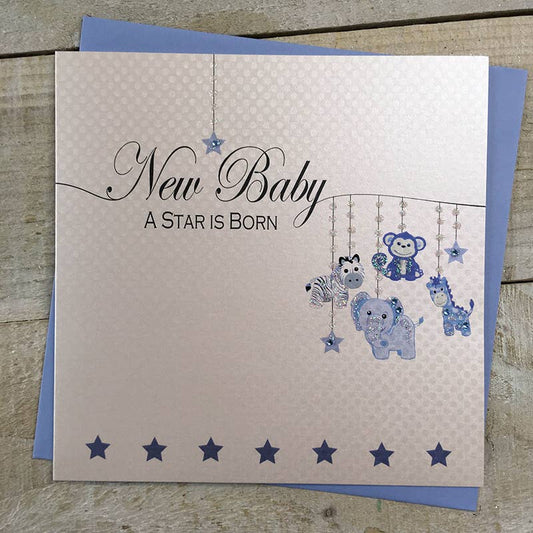 New Baby Blue Card