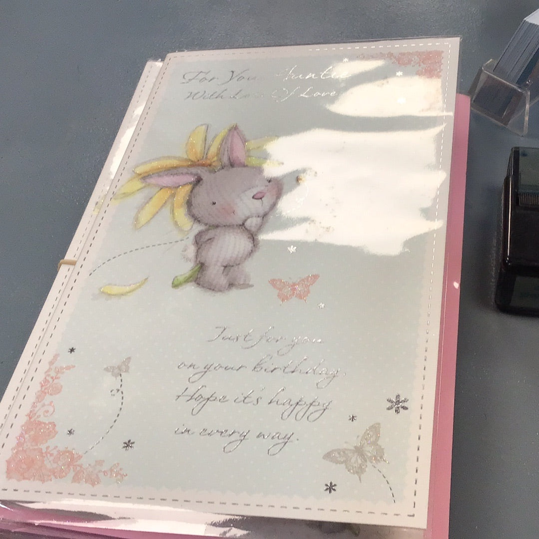 Auntie birthday card