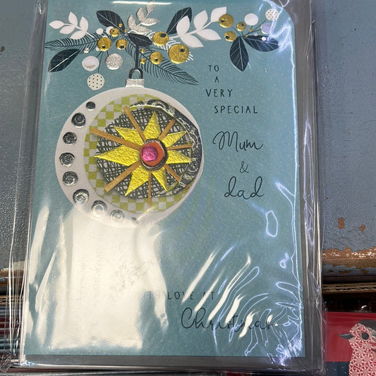 Mum & Dad Christmas Card - Cinnamon Aitch