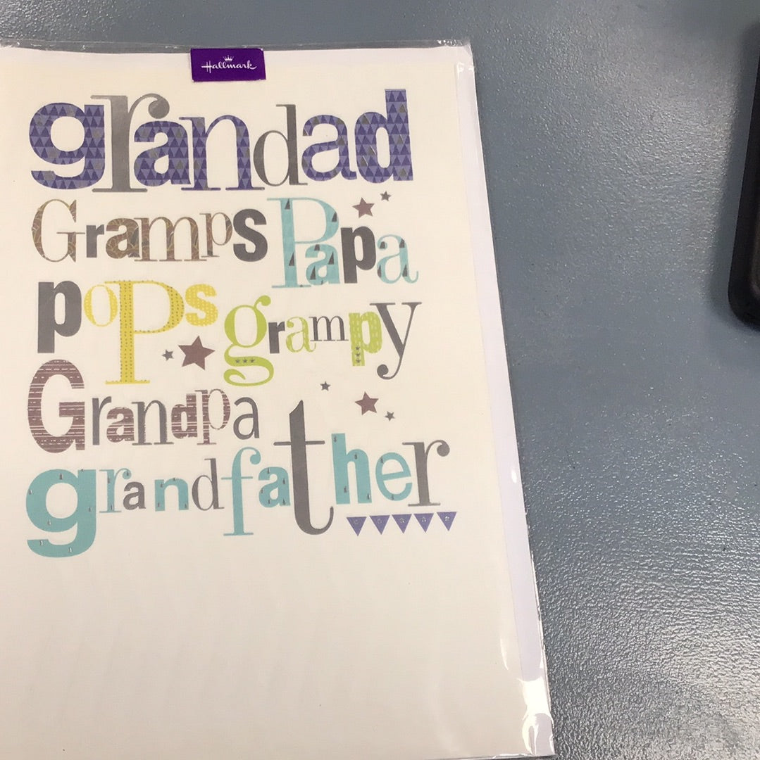 Grandpa cards - Hallmark