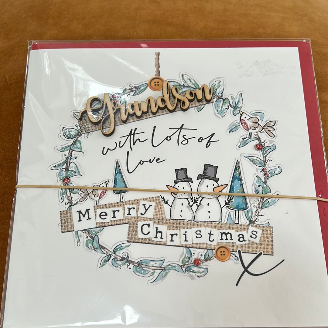 Grandson Christmas Card - Tracey Russell