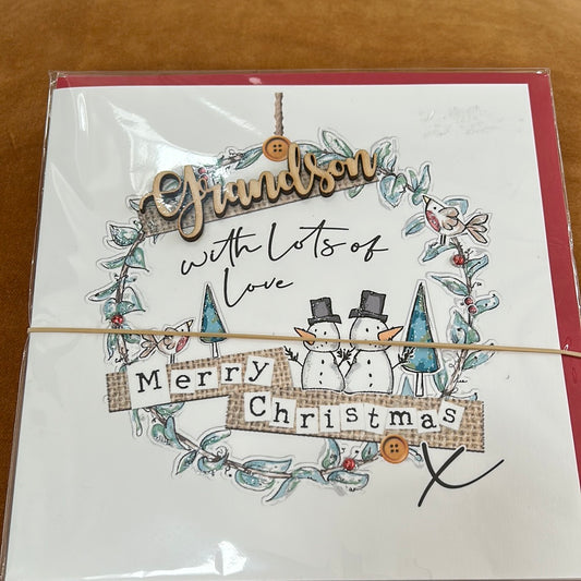 Grandson Christmas Card - Tracey Russell