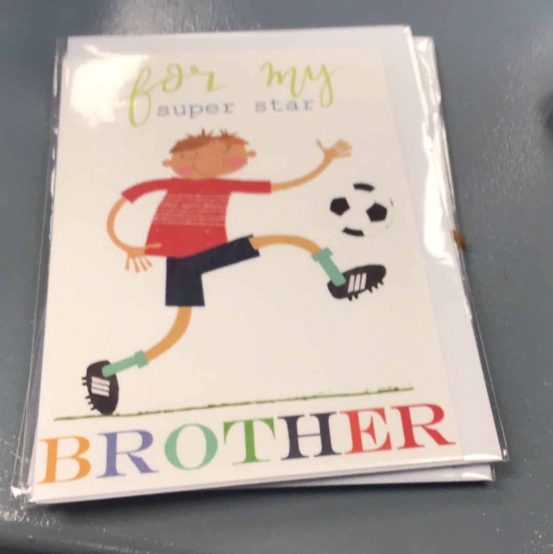 Brother birthday card cinnamon aitch