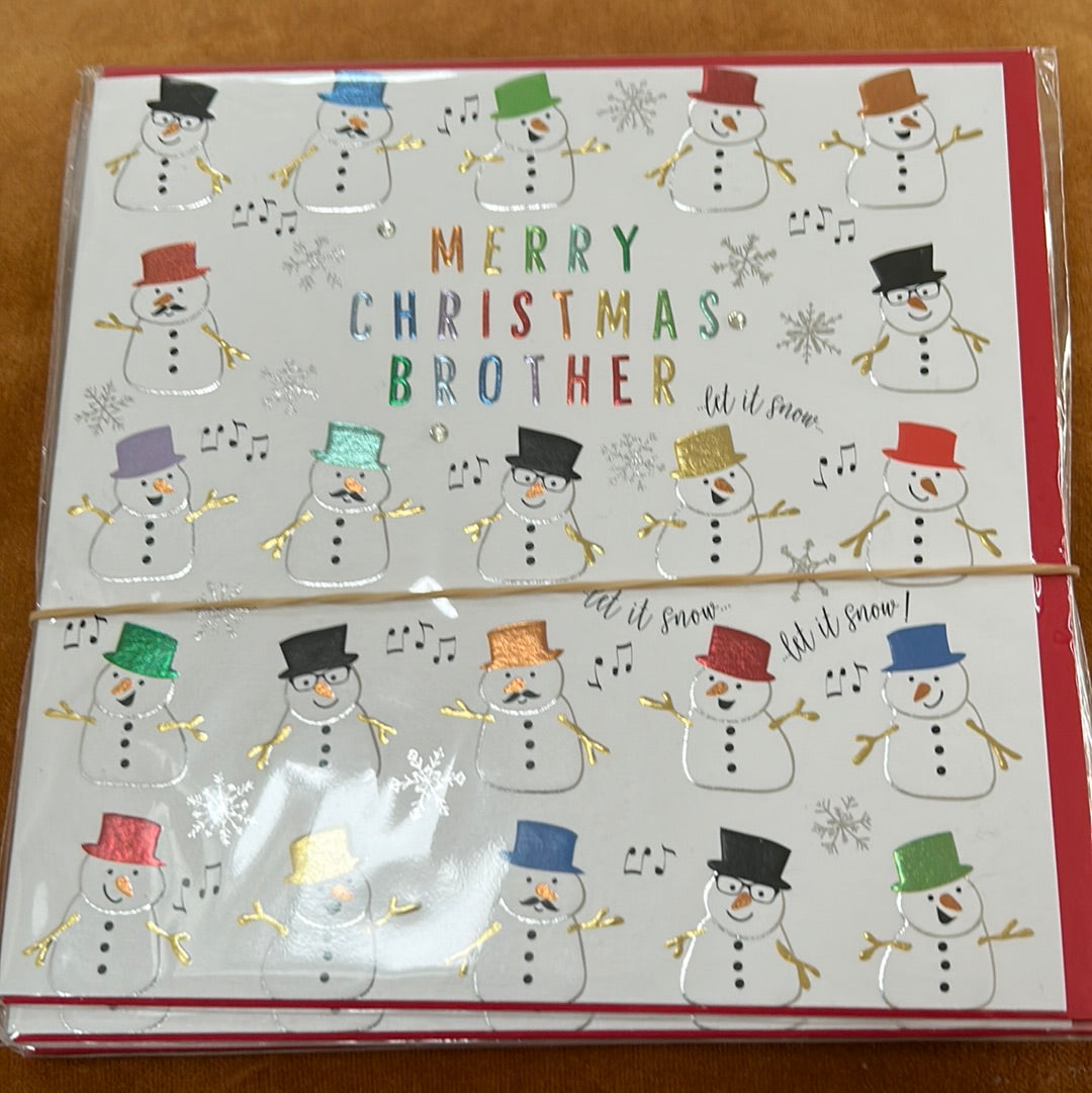 Brother Christmas Card - WJB