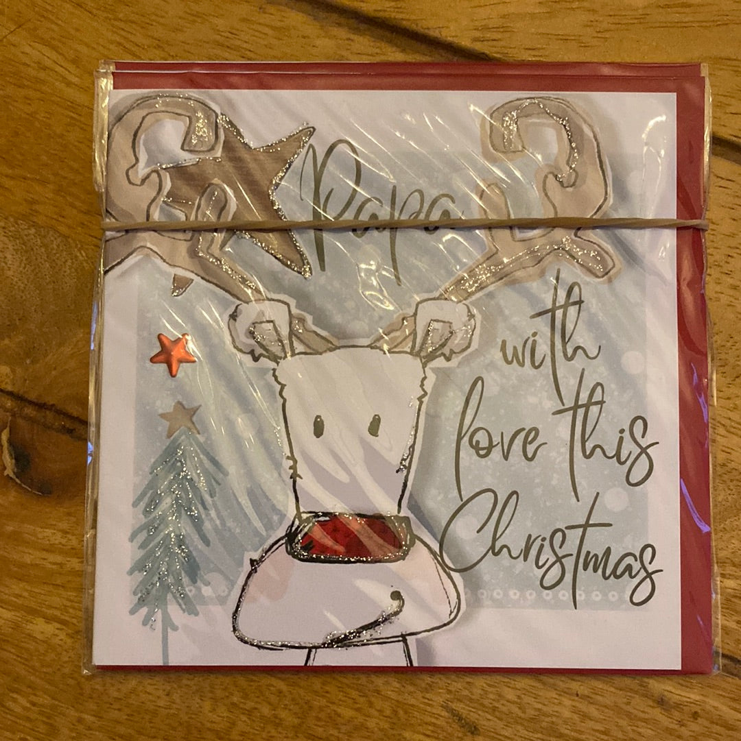 Papa Christmas Card - Tracey Russell