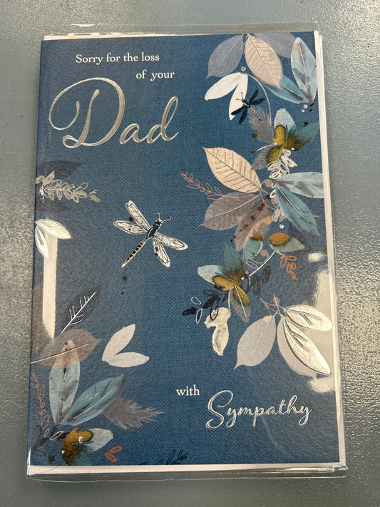 Dad Sympathy Card - Jonny Javelin