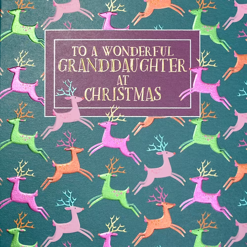 Granddaughter Christmas Card - Wendy Jones-Blackett