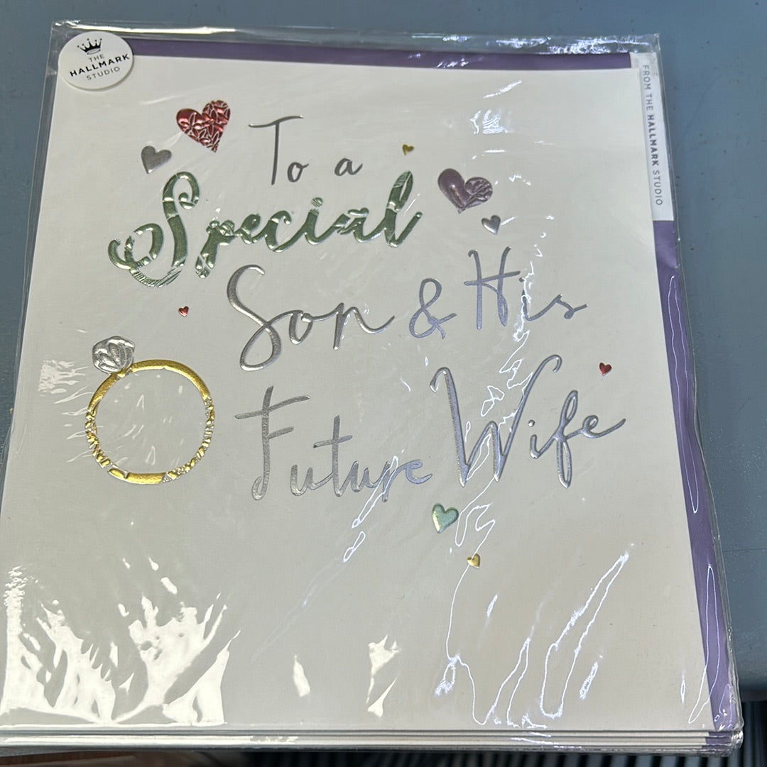 Son & Fiancée Engagement Card - Hallmark