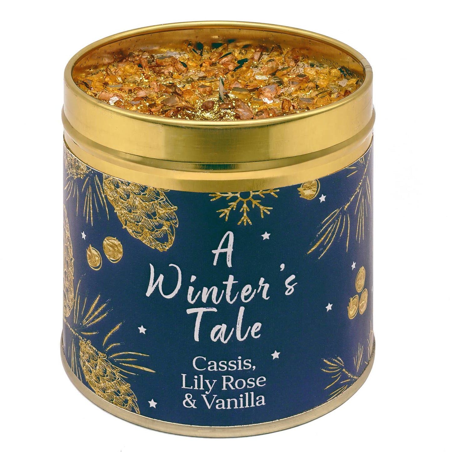 A Winter’s Tale Scented Candle Tin - Cassis, Lily Rose & Vanilla