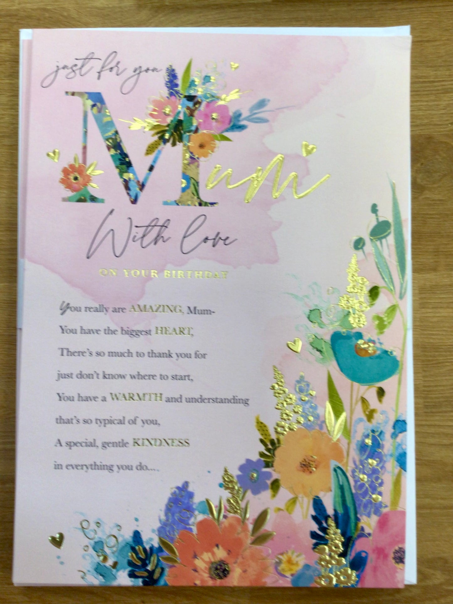 Mum Birthday Card - Words 'n' Wishes