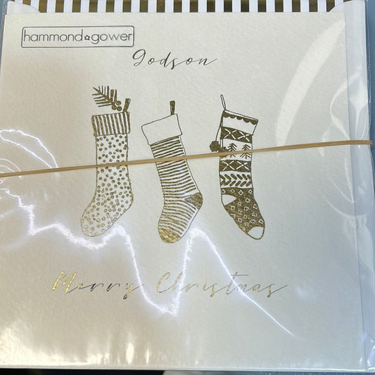 Godson Christmas Card - H&G