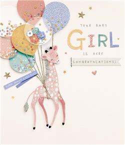 New Baby Girl Card