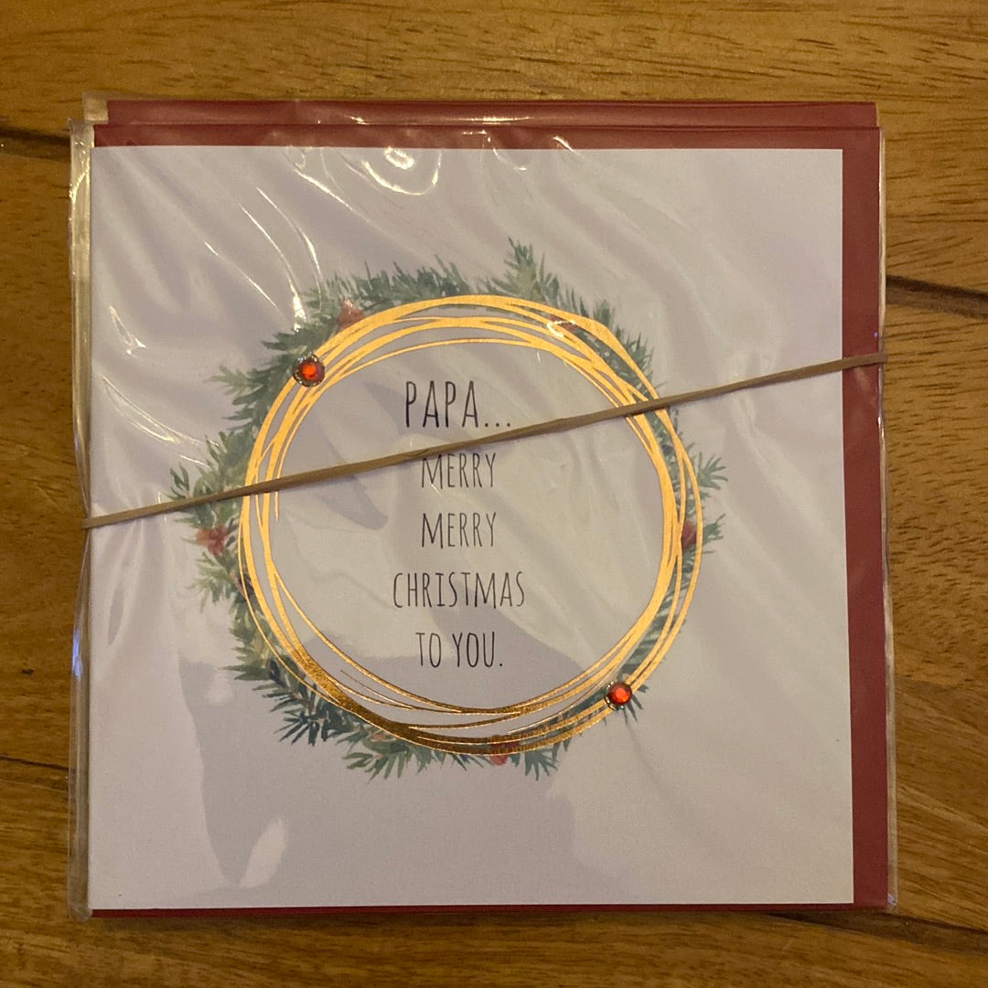 Papa Christmas Card - Tracey Russell