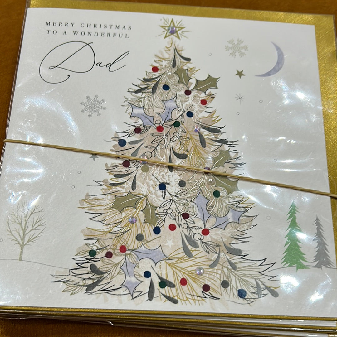 Dad Christmas Card - Katie Phythian
