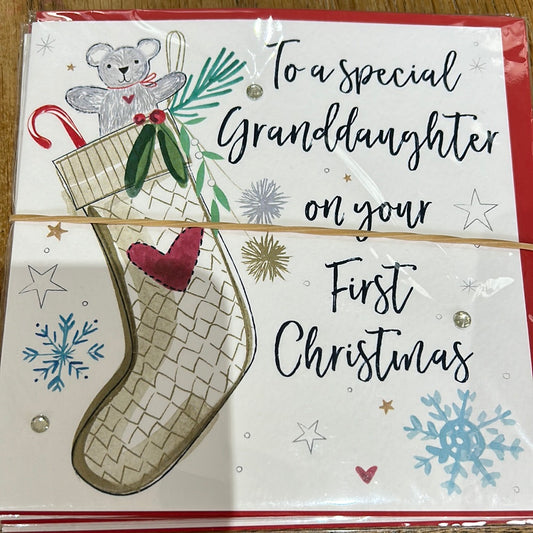 Granddaughter 1st Christmas Card - Katie Phythian