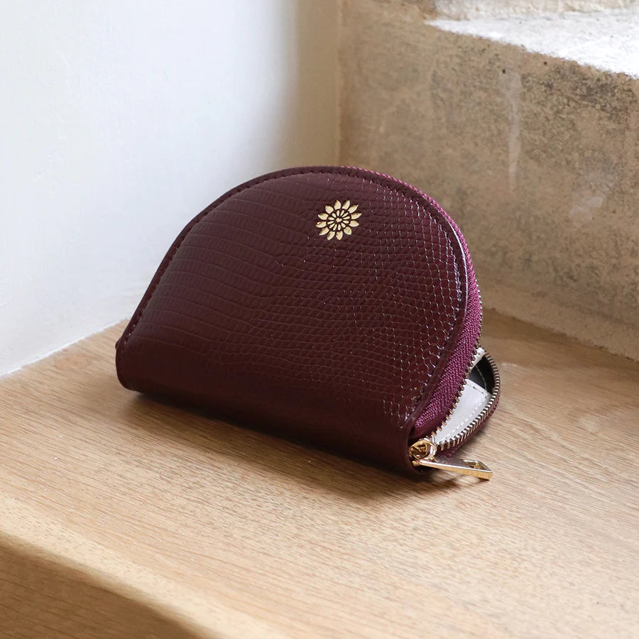 Burgundy coin outlet purse