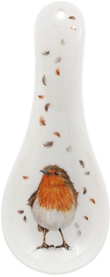 Robin Christmas Spoon Rest, 24cm