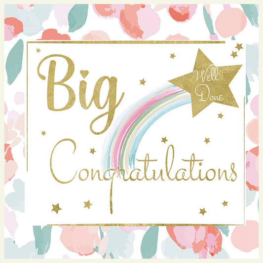 Blossom Love Congratulations Card - Balloons