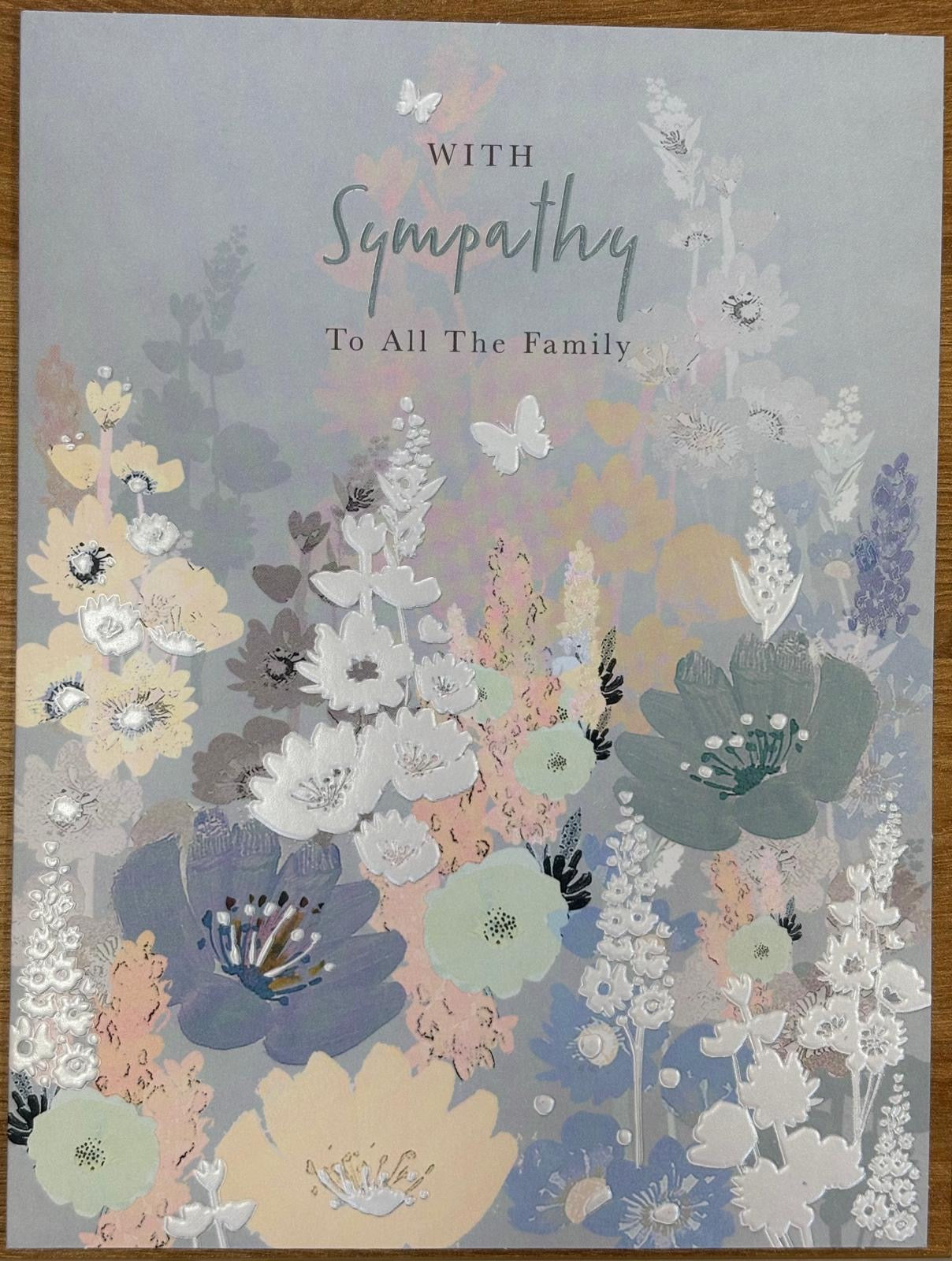 To All The Family Sympathy Card - Words 'n' Wishes