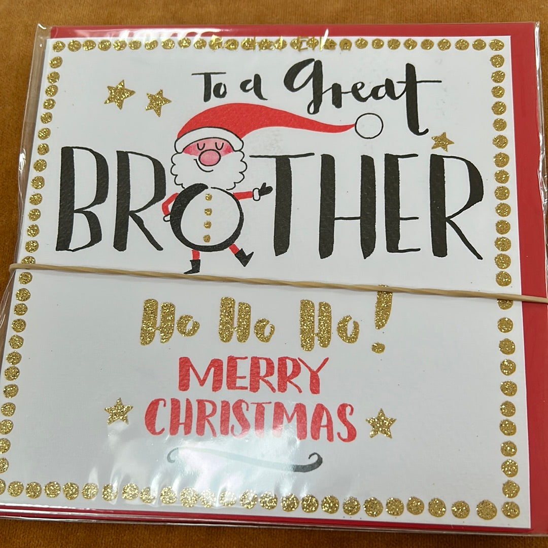 Brother Christmas Card - Rachel Ellen