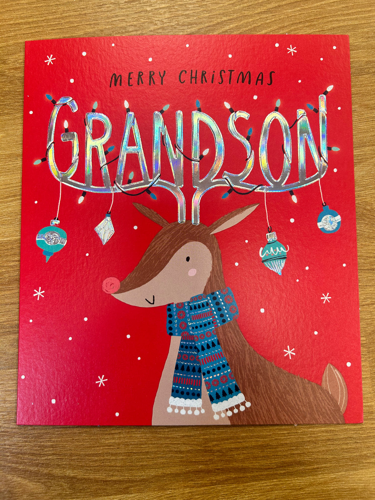 Grandson Christmas Card