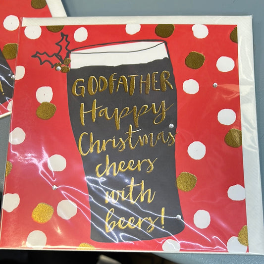 Godfather Christmas Card - Hammond Gower
