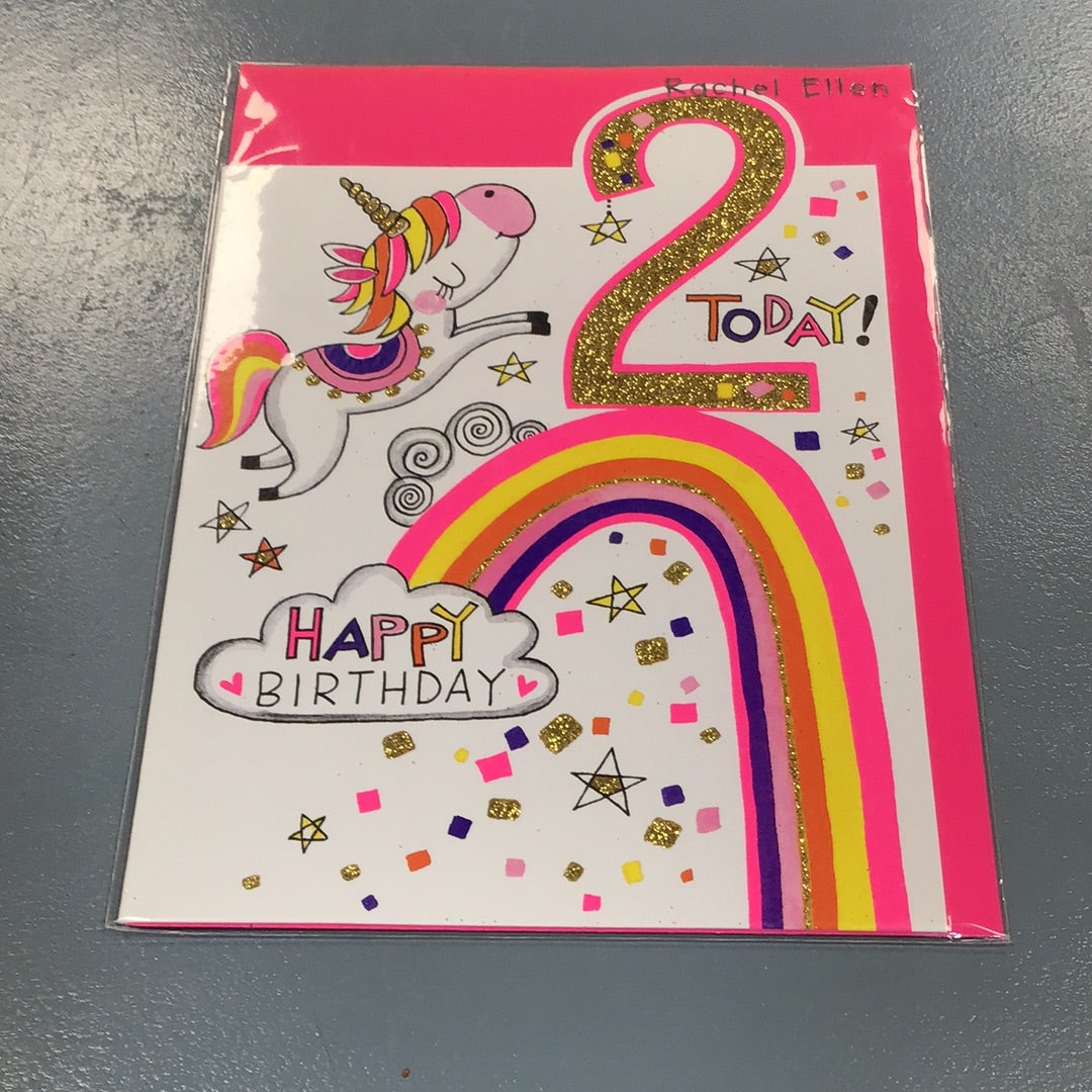 2nd Birthday Girl Card - Rachel Ellen