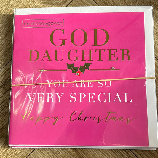 God Daughter Christmas Card - HG