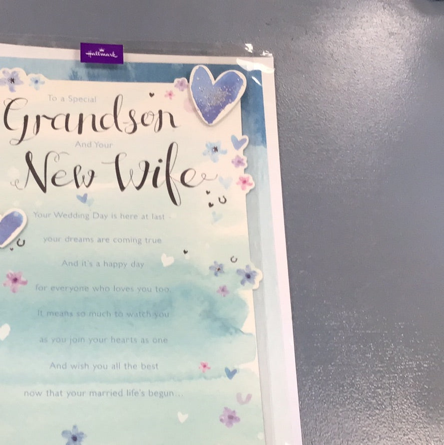 Grandson & New Wife Wedding Day - Hallmark