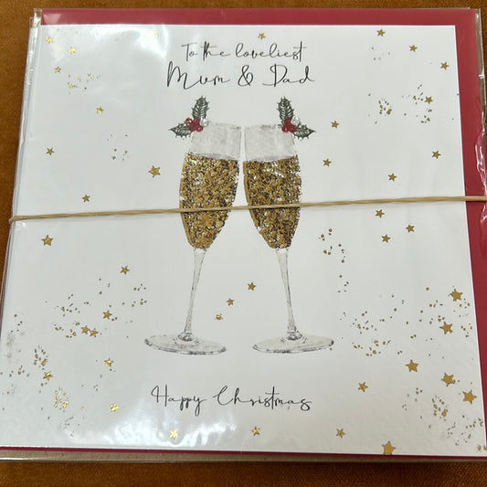 Mum & Dad Christmas Card - H&G