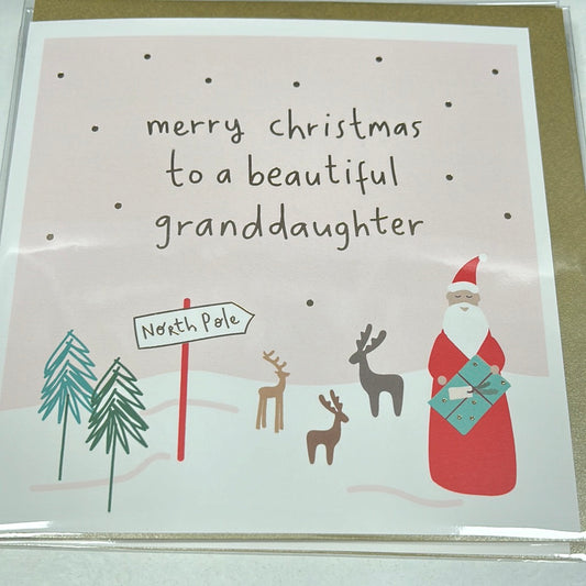Granddaughter Christmas Card - Megan Claire