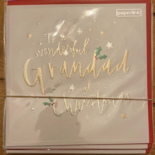 Grandad Christmas Card - Paperlink