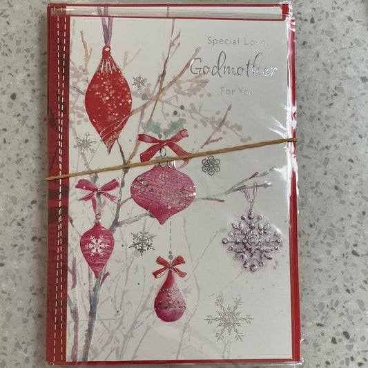 Godmother Christmas Card - CC