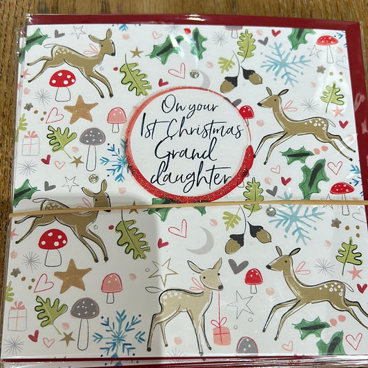 Granddaughter 1st Christmas Card - Katie Phythian