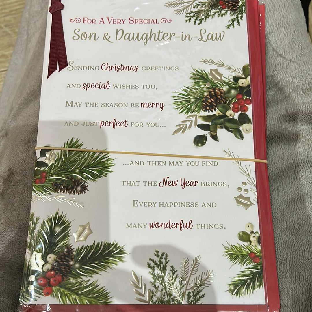 Son & DIL Christmas Card - CC