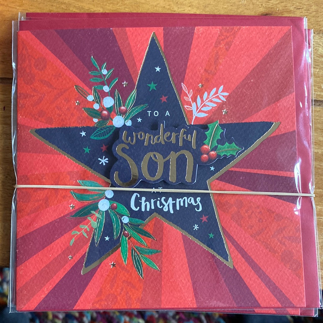 Son Christmas Card - Rachel Ellen