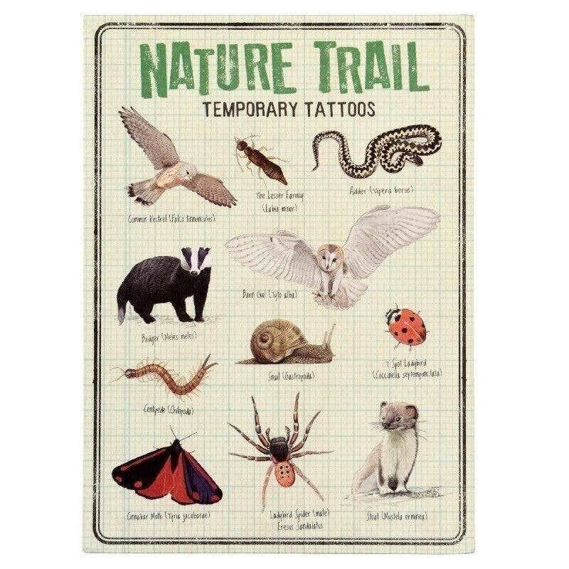 Temporary Tattoos - Nature Trail