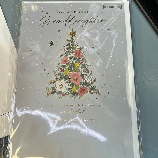 Granddaughter Christmas Card - Paperlink