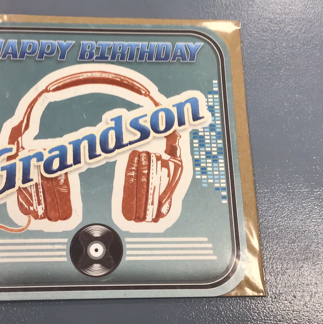Grandson Birthday Card - RR