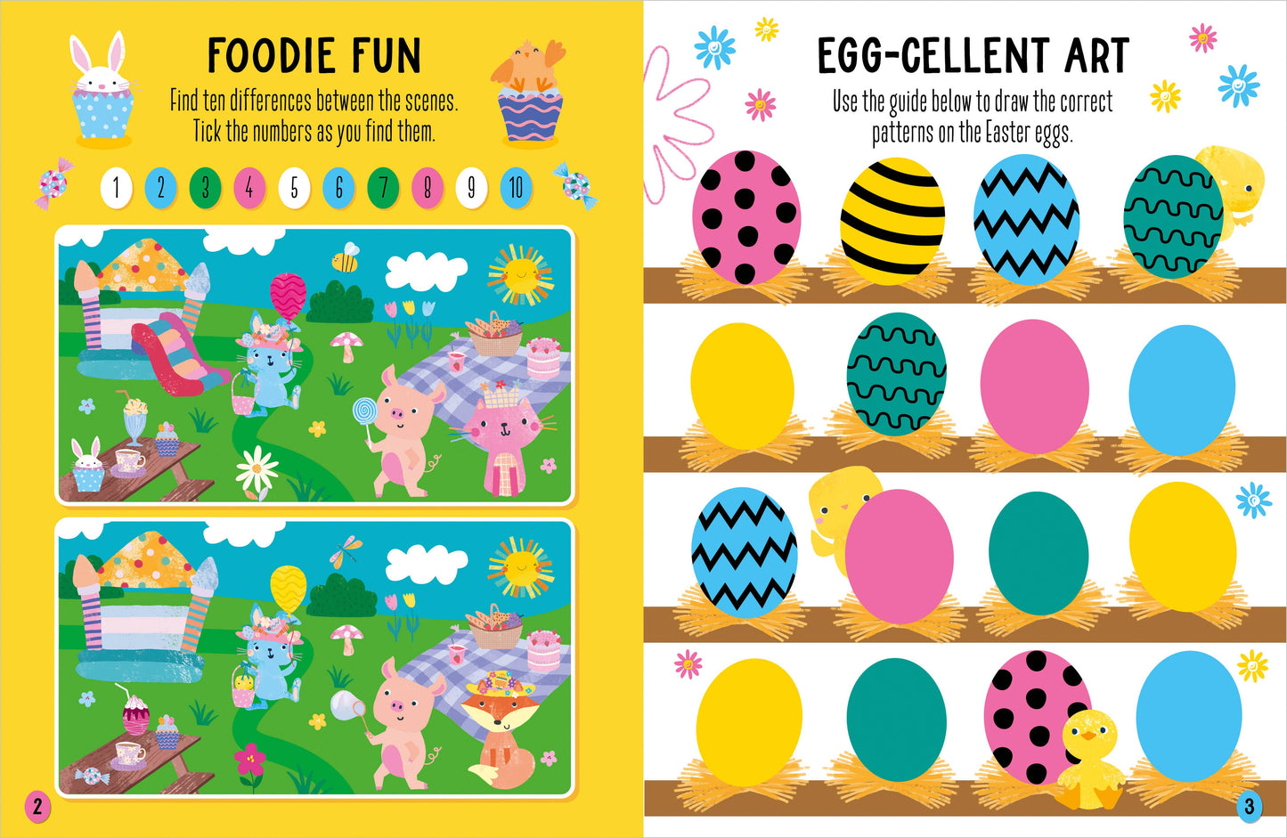 The Big Egg Hunt Sticker Activity Book – Fun Easter Puzzles, Crafts & 100+ Stickers for Kids 4+